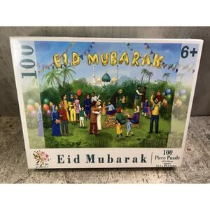 Eid Mubarak Puzzle 100 Piece 14.5”x20.5” Sealed Muslim Memories